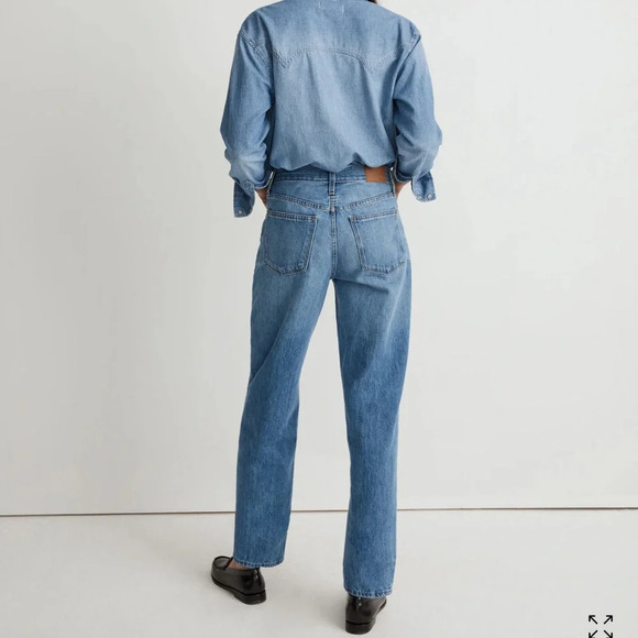 Madewell The Slouchy Boyjean in Rosewell Wash women’s jeans size 31. - Picture 2 of 7